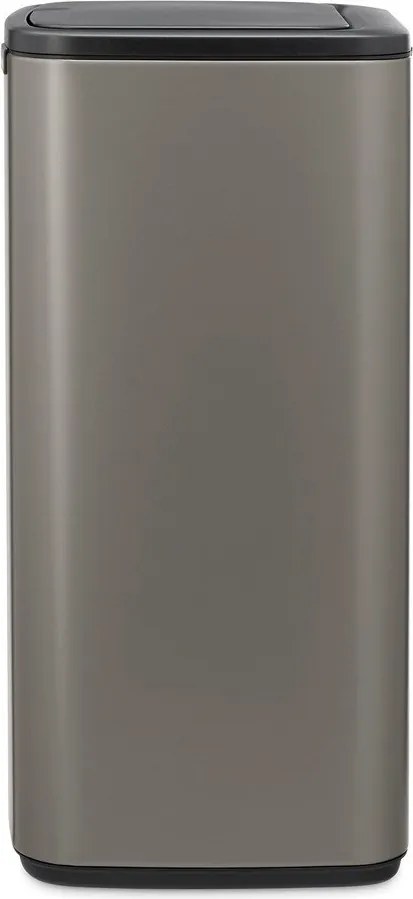 Cestino per la spazzatura grigio in acciaio touch 30 l Bo Touch – Brabantia