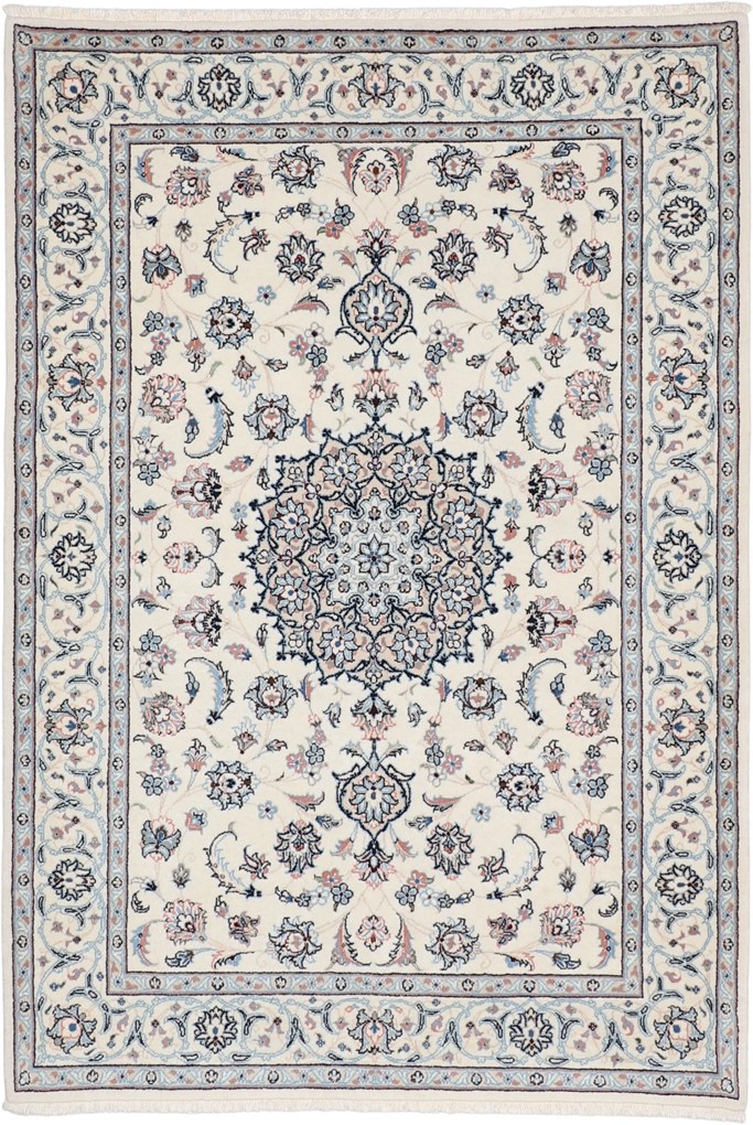 Nain Tappeto persiano 140x210 (Iran) Annodato A Mano