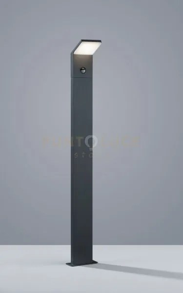 Pearl palo basso led 8w 900lm, 3000k alluminio grigio antrcite cm10...