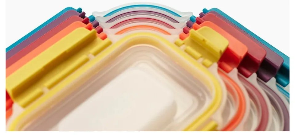 Set compatto di 5 contenitori Lock Nest - Joseph Joseph
