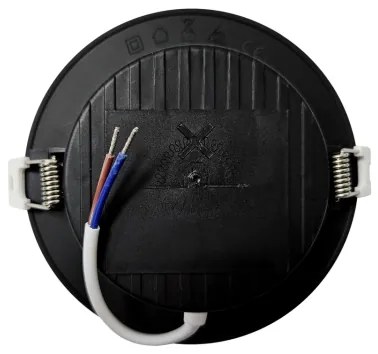 Lampada LED da incasso CIRCLE LED/6W/230V 4000K diametro 12 cm nero