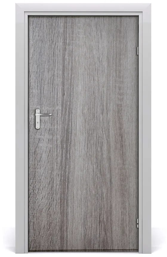 Adesivo per porta Casa in legno 85x205 cm