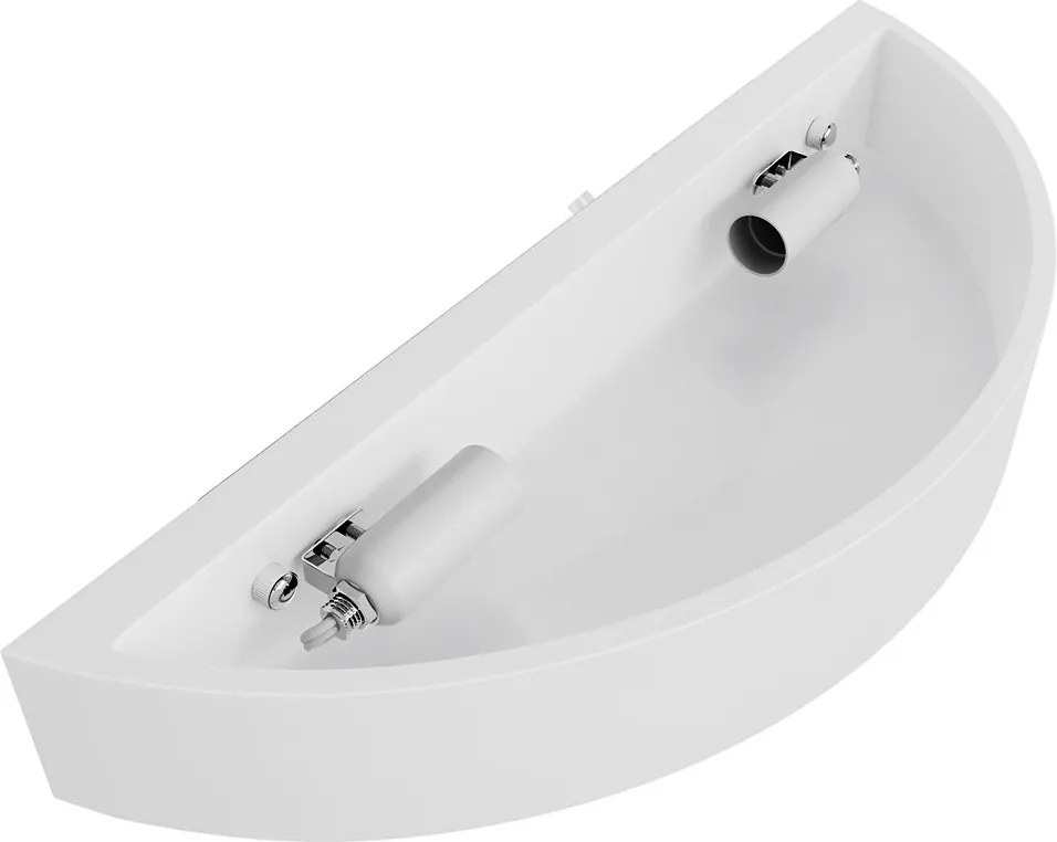 Applique da Parete Curva 2xE14 in Gesso Pitturabile