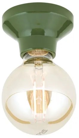 Orion - Plafoniera FROST 1xE27/60W/230V verde