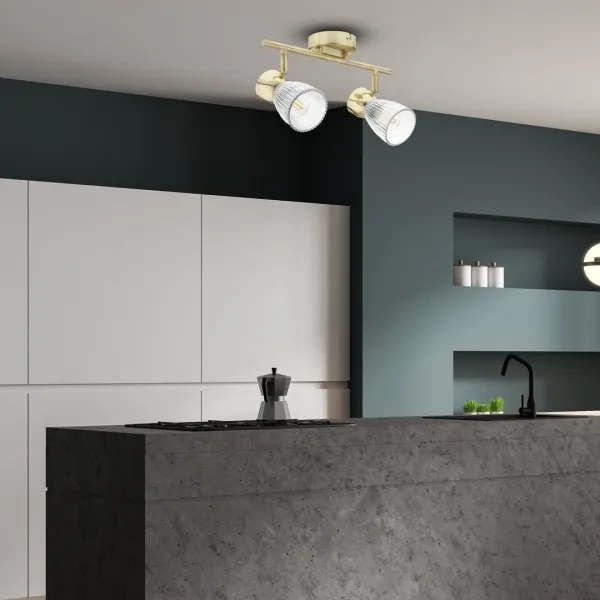 Faretto BEST 2xE14/40W/230V oro