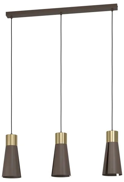 Eglo 98839 - Lampadario LED sospeso su cavo LOSALOMAS 3xGU10/4,5W/230V