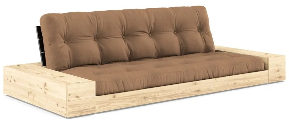 Divano letto marrone 244 cm Base - Karup Design