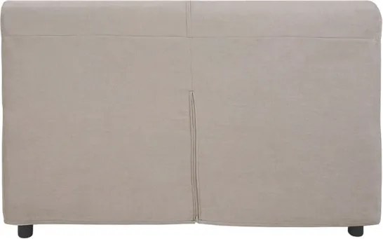Divano 2 posti in tessuto sfoderabile VERONA 150 cm tinta unita BEIGE
