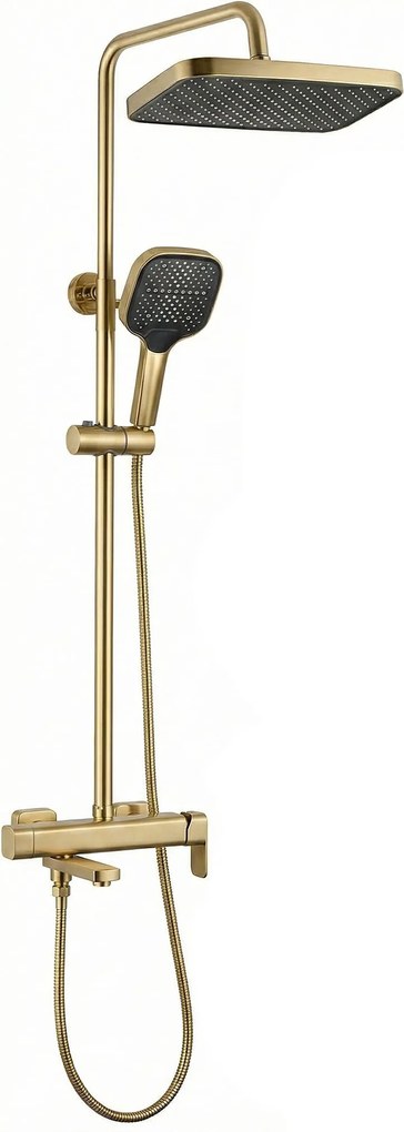 Set doccia Rea Arlo Brush Gold