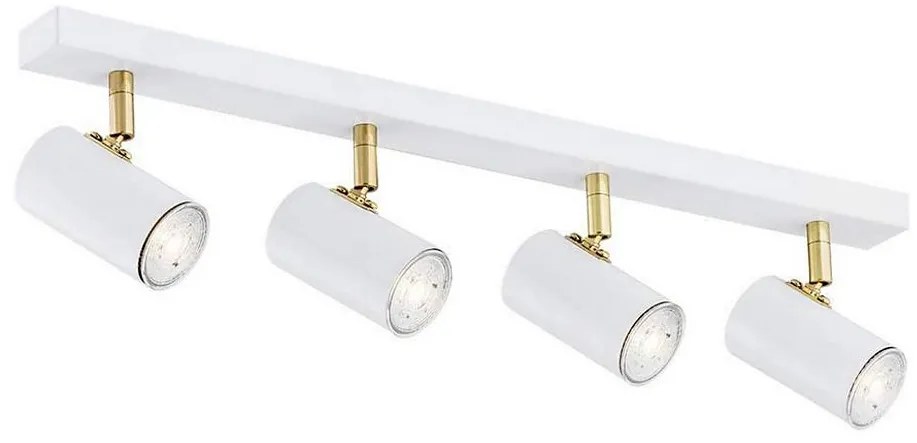 Argon 1689 - Faretto LAGOS 4xGU10/5W/230V bianco/dorato