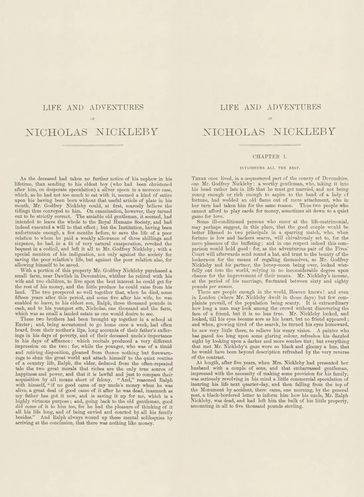 Andrew Martin Carta da parati panoramica Nicholas Nickleby - Schnn