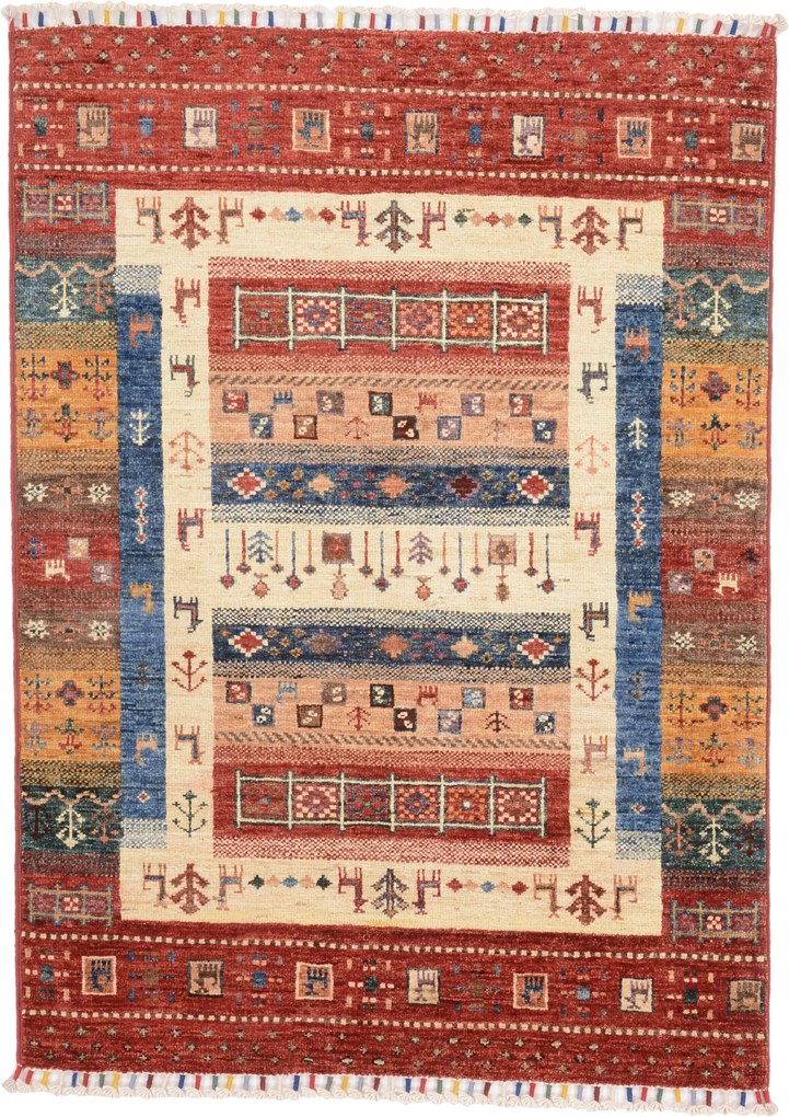 Samarkand Tappeto orientale 90x120 (Pakistan) Annodato A Mano