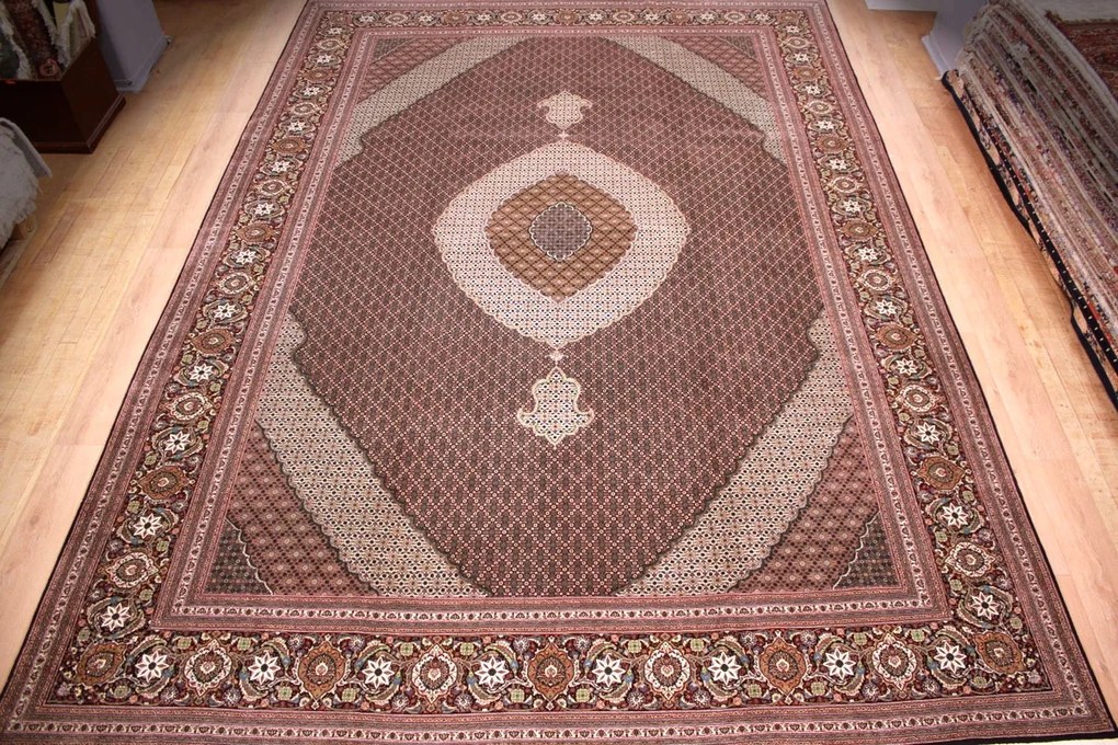 Tabriz Tappeto 500x350 (Iran) Annodato A Mano
