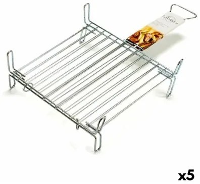 Grill Doppia 35 x 35 cm Acciaio zincato (5 Unità)