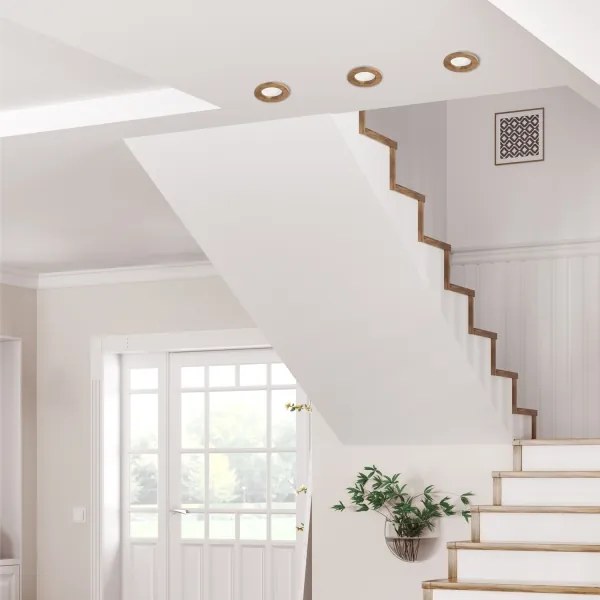 Faretto LED WOODY SPOT 5,5W 230V 4000K noce Ø 10 cm