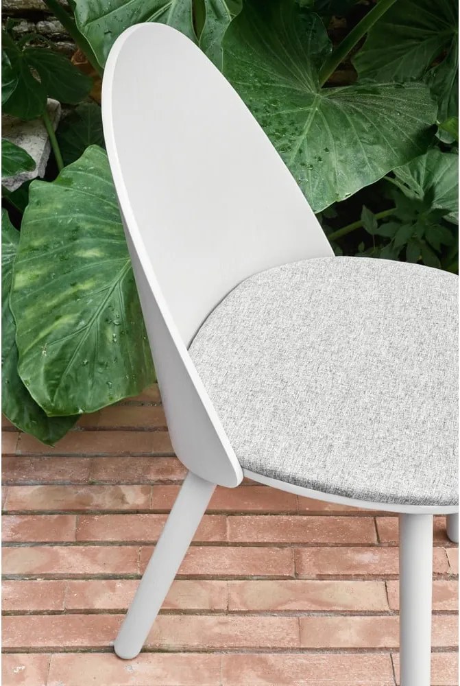 Sedia grigia con braccioli Uma - Teulat