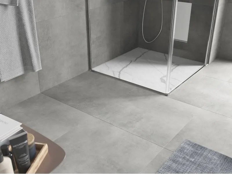 Mexen Hugo piatto doccia quadrato SMC 90 x 90 cm, pietra bianca - 42159090
