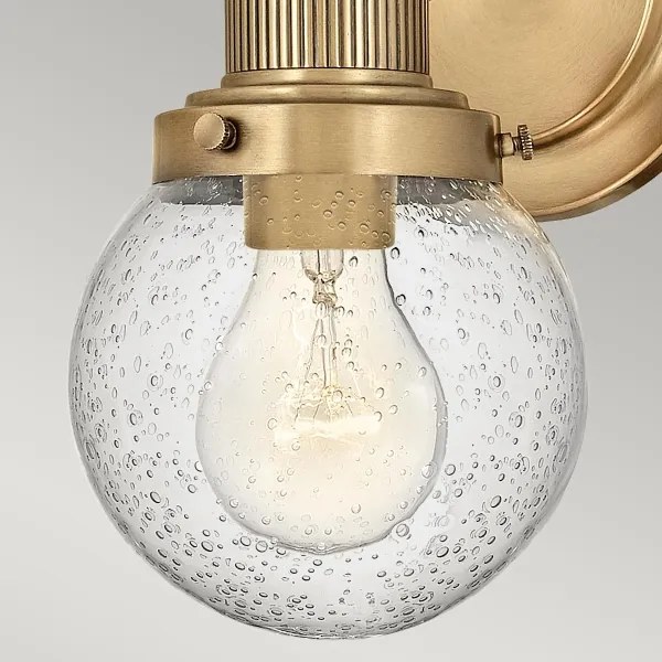 Quintiesse QN-POPPY1-HB-BATH - Applique da bagno POPPY 1xE27/60W/230V IP44 dorata