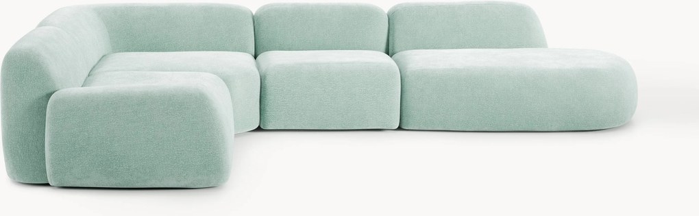 Divano angolare componibile XL con chaise longue Wolke