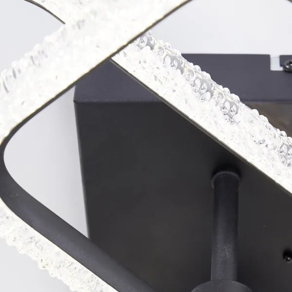 Brilliant - Plafoniera LED dimmerabile AYDIN LED/34W/230V nera + telecomando