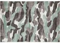 Tappeto 200x300 cm Camouflage grigio