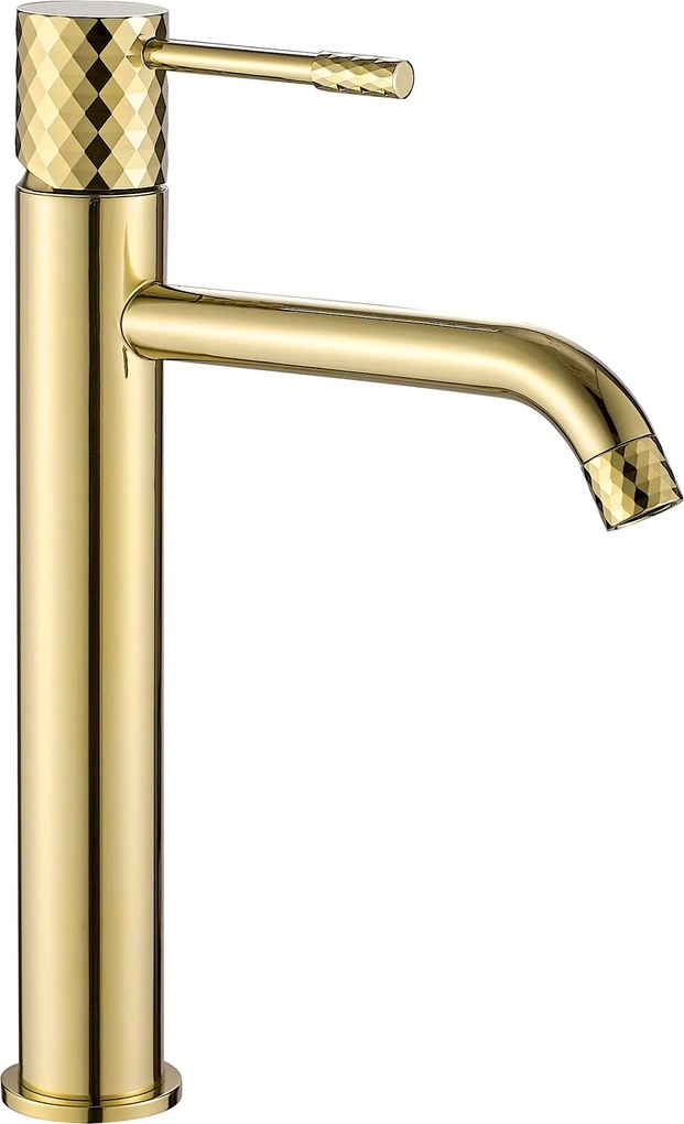 Rubinetto da lavabo Rea Lungo Diamond Gold High