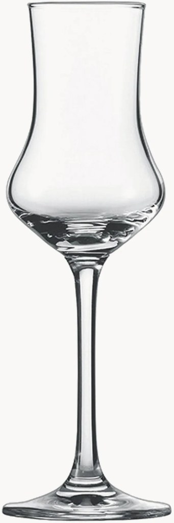 Set di 6 bicchieri da liquore in cristallo Classico