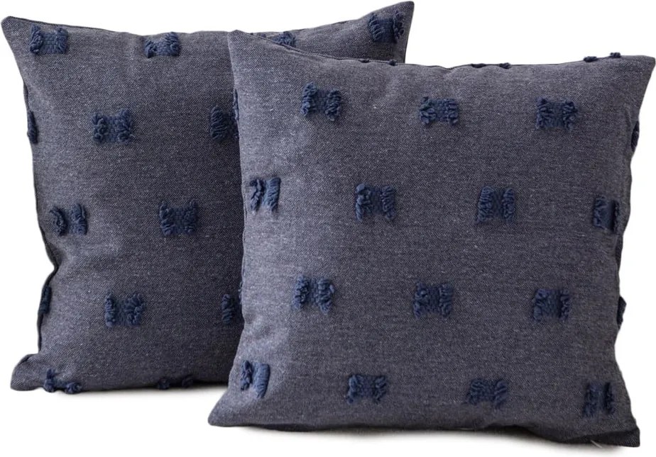 Federe decorative in set 2 pz 43x43 cm Tuffet – Mioli Decor