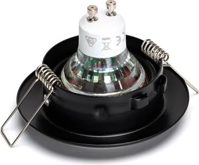 Aigostar - Set da 3 faretti da incasso LED 1x GU10/4,5W/230V 6500K nero