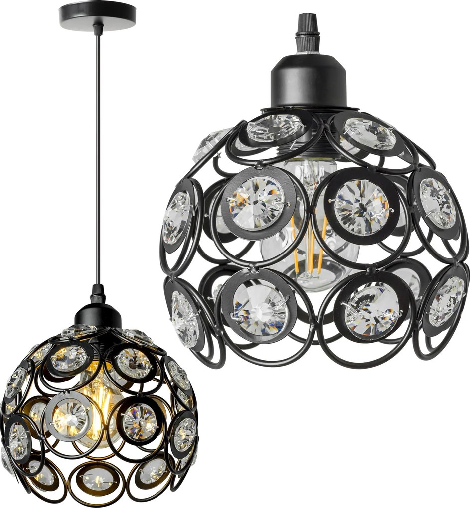 LAMPADA PENSILE PALLA CRISTALLO APP206