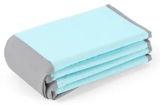 Piscina secca per bambini con palline, Ø 80 cm, blu/grigio