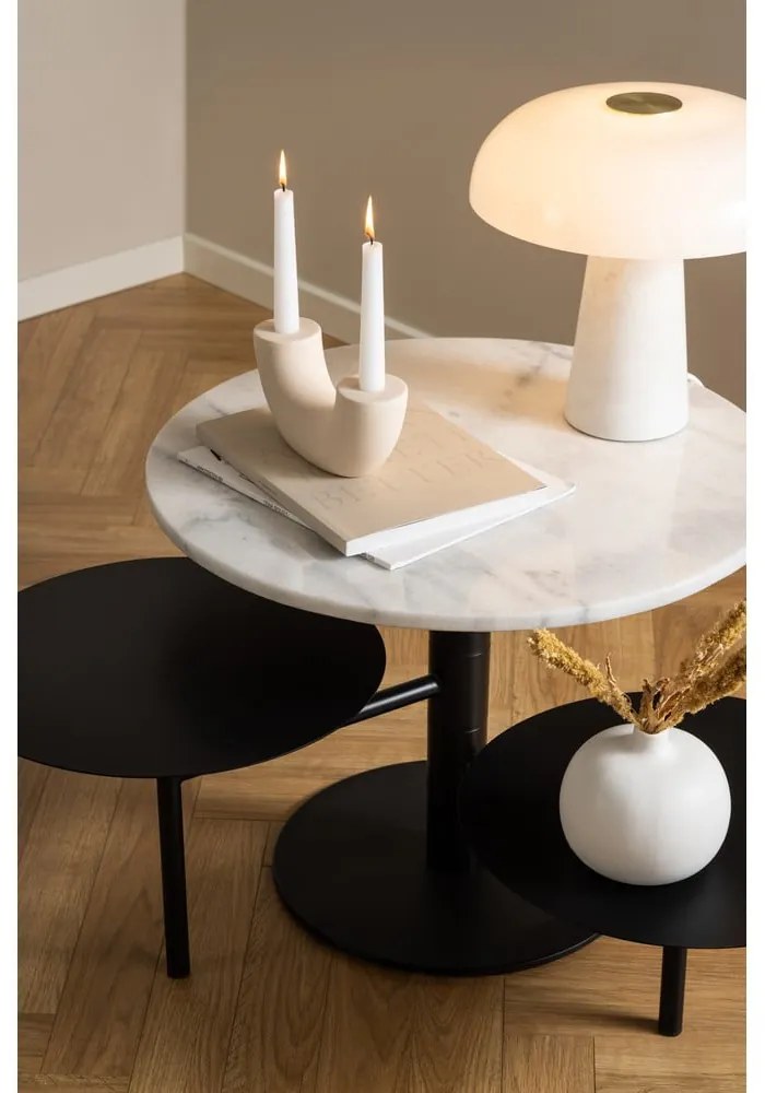 Tavolino rotondo bianco ø 60 cm Lahti - Actona