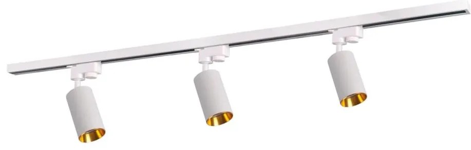 Faretto per sistema a binario MARIBEL 3xGU10/10W/230V +1 m rotaia sistema