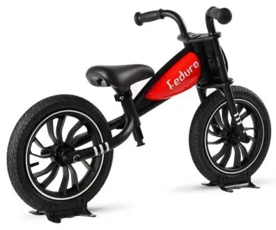 QPlay - Bici a spinta FEDURO nero/rosso