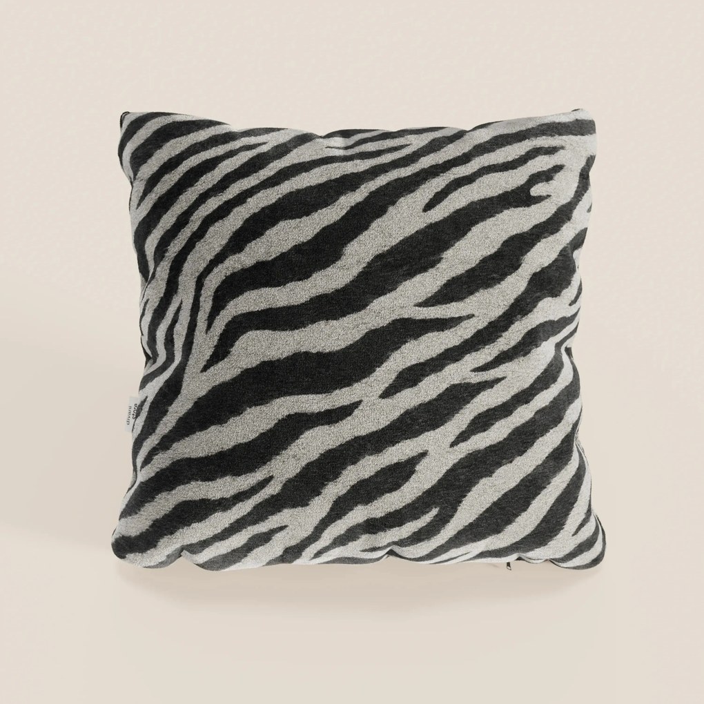 Wild cuscino in collezione Wild in microfibra impermeabile zebra