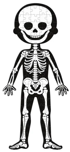 Janod - Puzzle educativo per bambini 225 pezzi corpo umano