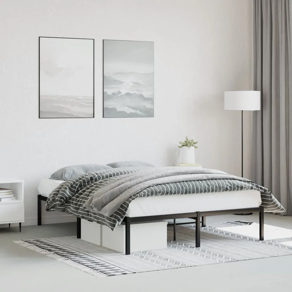Giroletto İn Metallo Nero 140x200 Cm /
