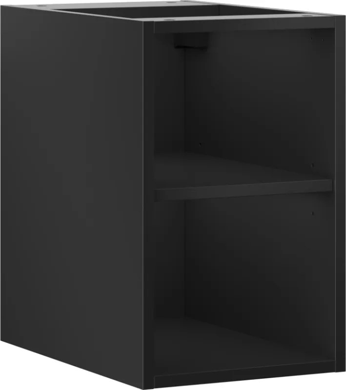 Mexen Box-A armadietto aperto con ripiano 30 cm, nero opaco - 91AX2-0300-470-0-71