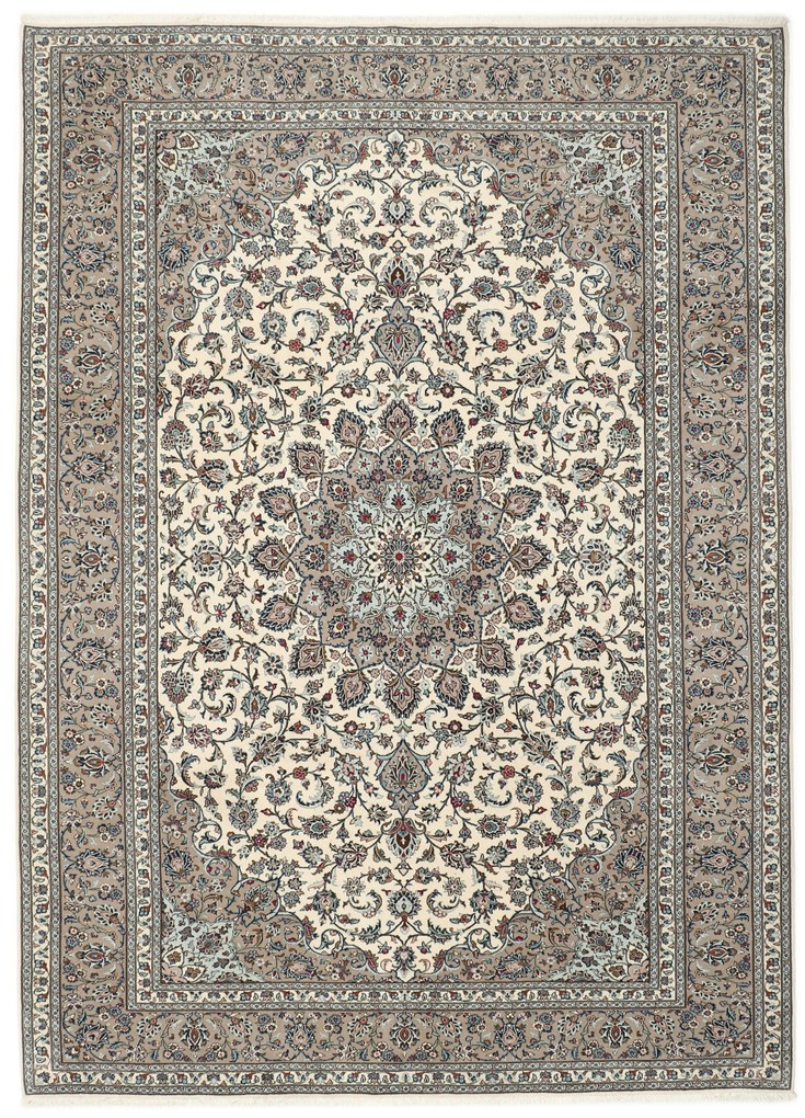 Kashan Tappeto 350x250 (Iran) Annodato A Mano