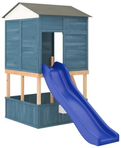 Scivolo per Bambini Blu 175x38x23 cm in Polipropilene