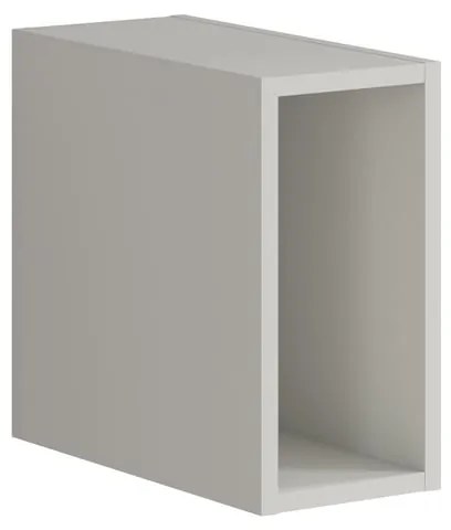 Struttura pensile da bagno Pixel laccato opaco grigio pastello L 20 x H 40 x P 45.5 cm