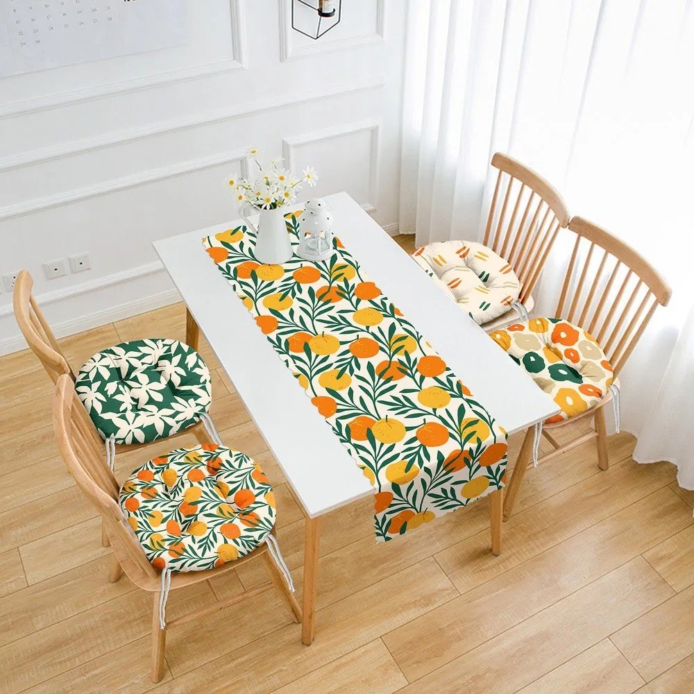 Set di 4 sedute e tavolo - Mila Home