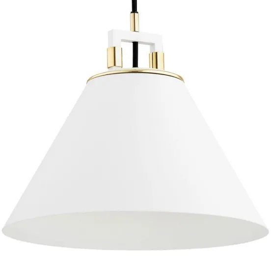 Argon 4914 - Lampadario a sospensione con filo ORTE 1xE27/15W/230V bianco