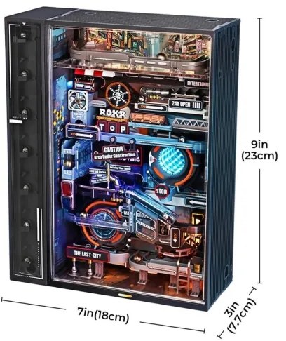 RoboTime - 3D meccanico puzzle a binario di marmo La città del passato