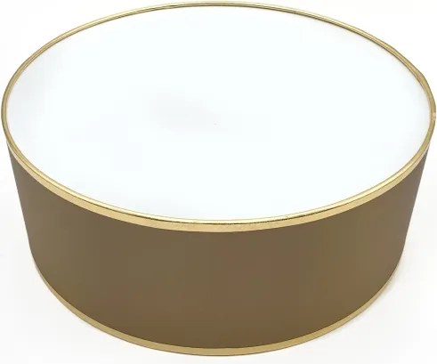 Plafoniera SIRJA DOUBLE 2xE14/15W/230V diametro 35 cm marrone/oro