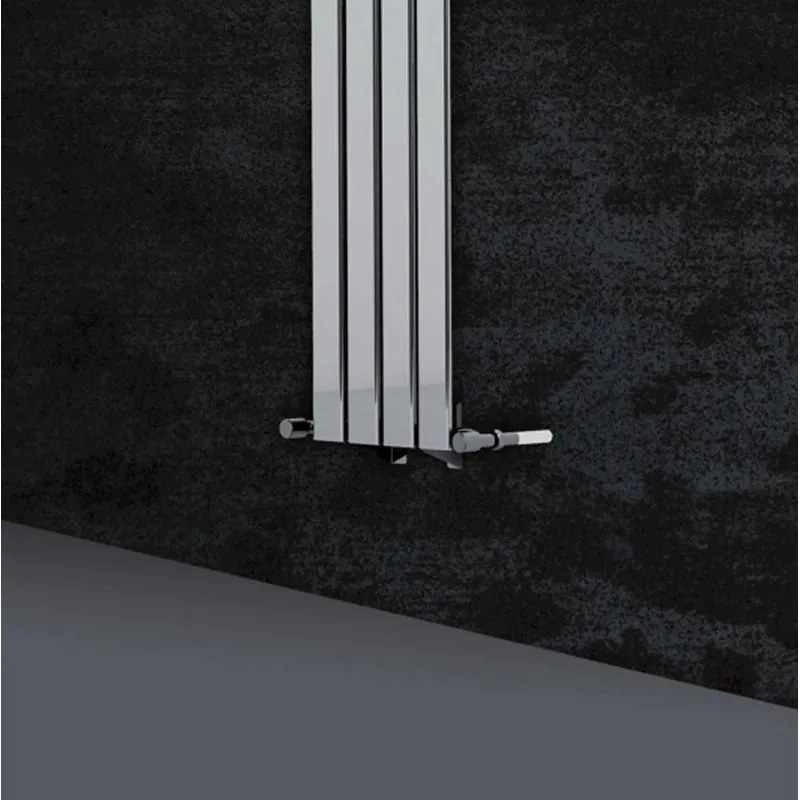 Kamalu - termoarredo radiatore bagno 180x30cm con elementi piatti modello kam-370