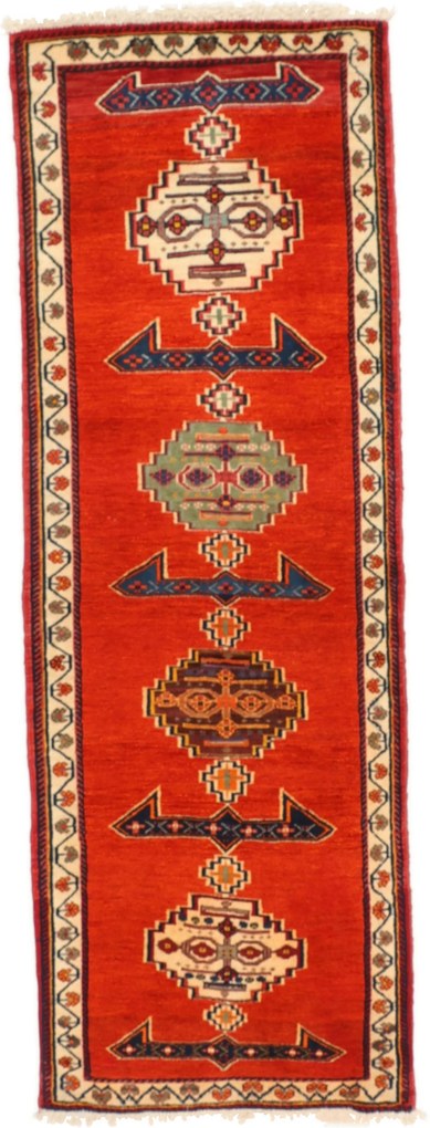 Shiraz Tappeto 180x60 (Iran) Annodato A Mano