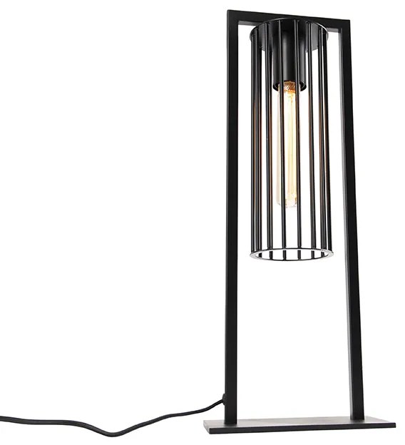 Lampada da tavolo moderna nera - Balenco Wazo