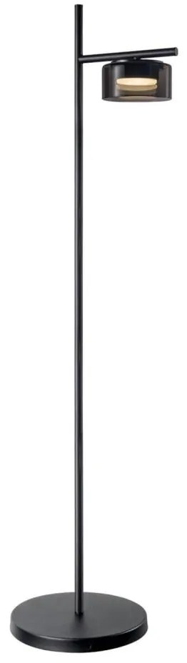 Lampada da terra LED OFELIA 1xGX53/6W/230V nero/fumé