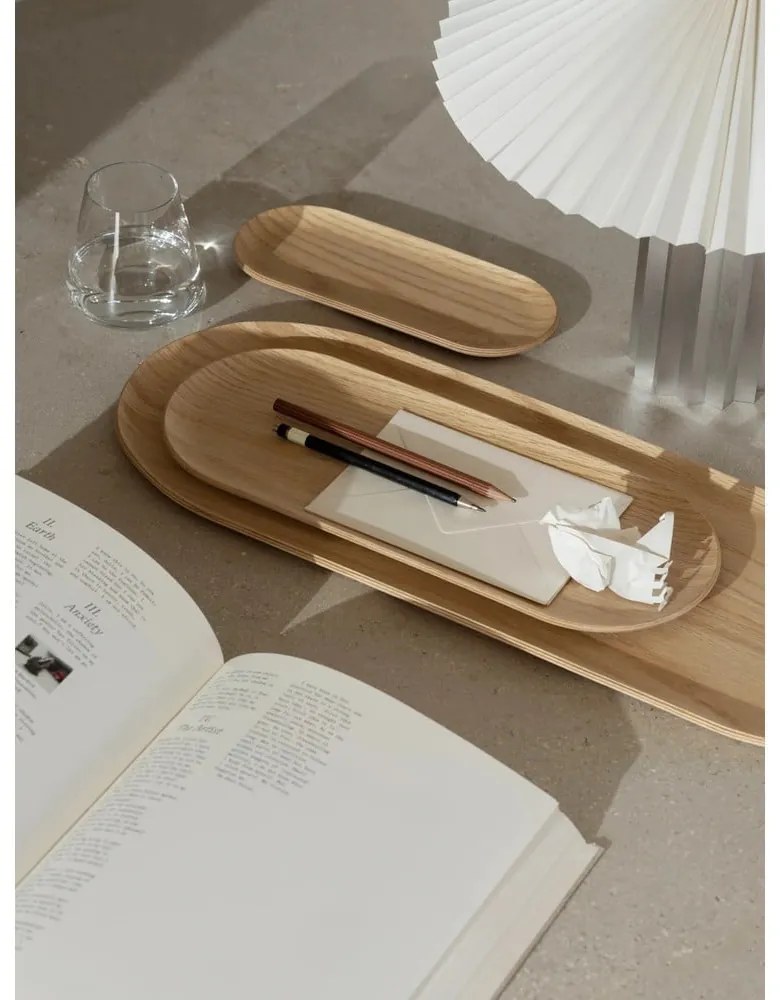 Lampada da tavolo bianca/argentata con paralume in tessuto con intensità regolabile (altezza totale 36 cm) Taite – Blomus